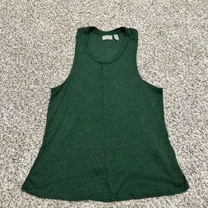 Green Sleeveless Women's Top